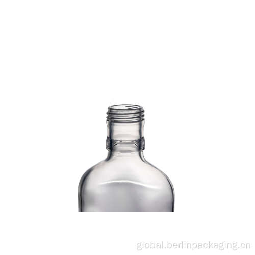 Flask for Whiskey Decanter Clear Glass Flask Bottles Supplier